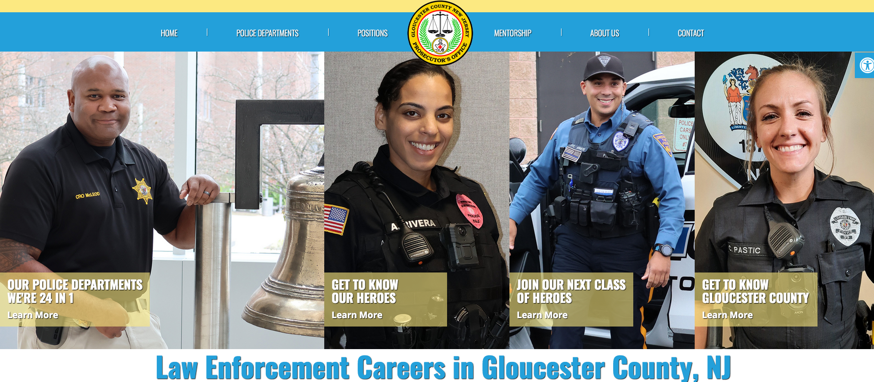 RCG Creates New Diversity Recruitment Website for Gloucester County Police